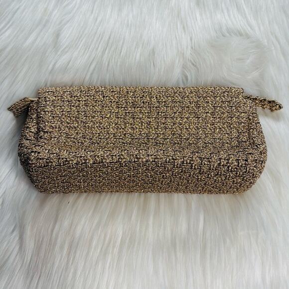 Talbots Gold Shimmer Textured Clutch - Picture 4 of 7